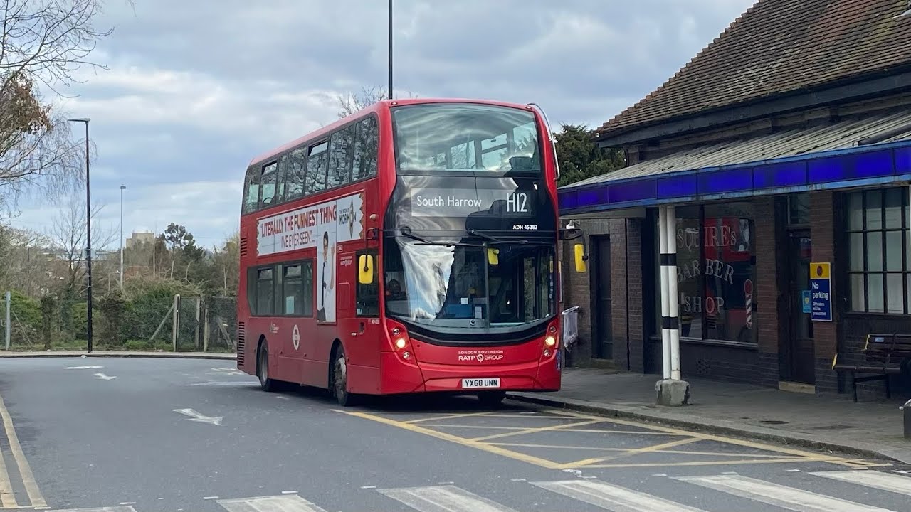 RATP Bus Route H12@ADH45283/YX68 UNN (Stanmore - South Harrow)