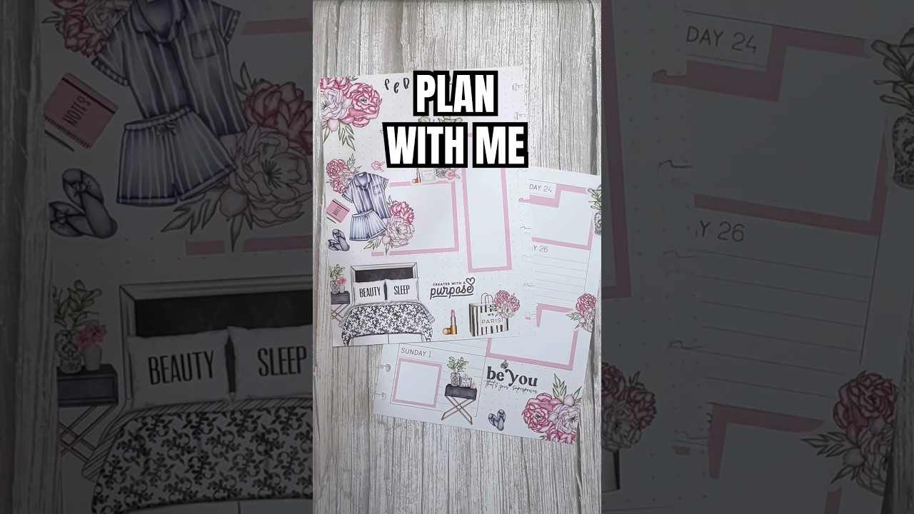 Планируйте вместе со мной | Планировщик на панели управления | @liveloveposh #plannercommunity #d...