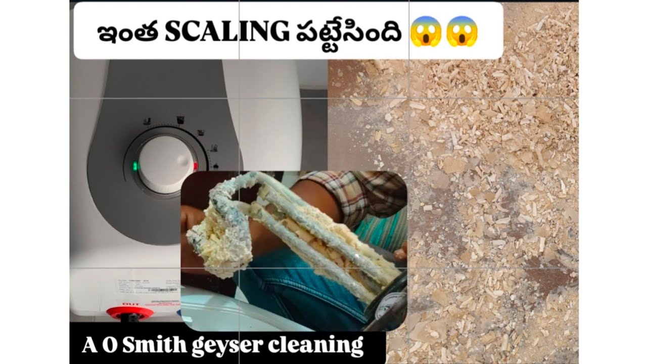 A O SMITH geyser deep cleaning / sandeepsandy / service