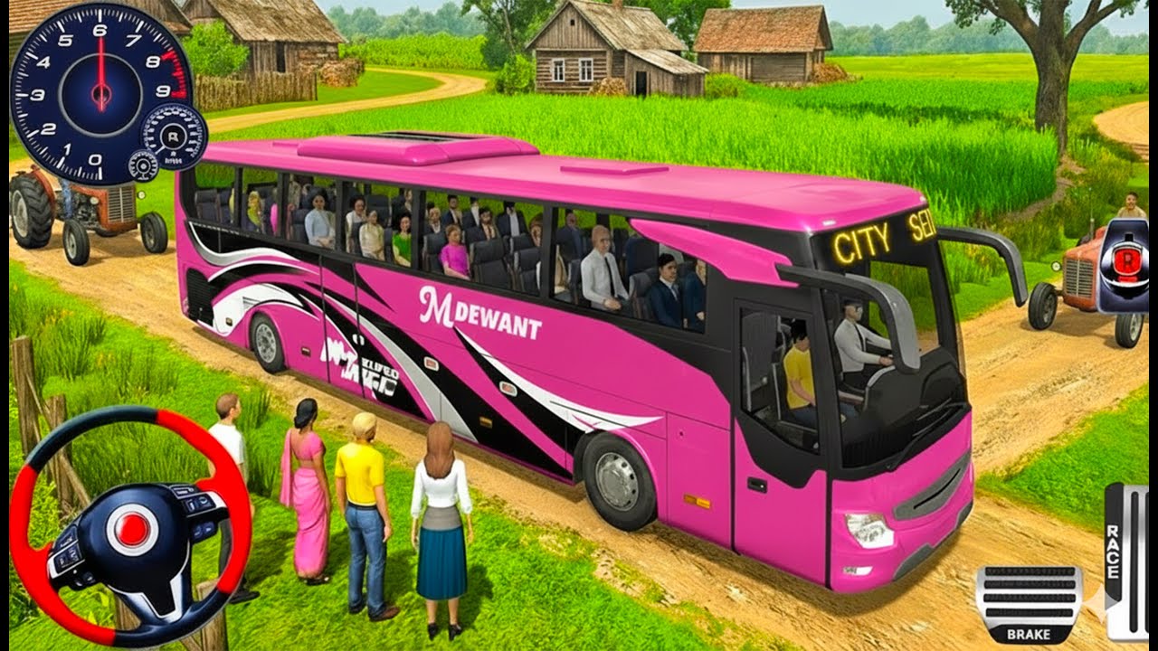 Extreme Bus Simulator 2026 - Indian Offroad Bus Driving 3D - Bus Game Andriod Gameplay