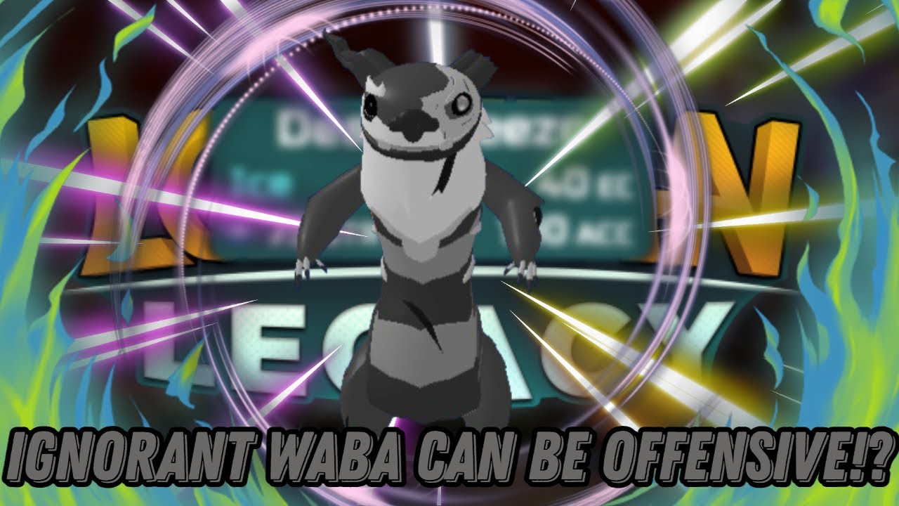 THE MOST ABSURD WABALISC SET EVER USED... - Loomian Legacy PVP