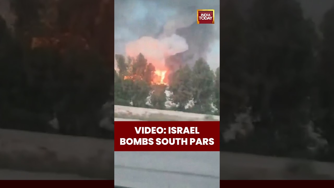 Iran War Video: Aftermath of Strike on Iran&rsquo;s South Pars Natural Gas Field |  Fiery Footage Emerges