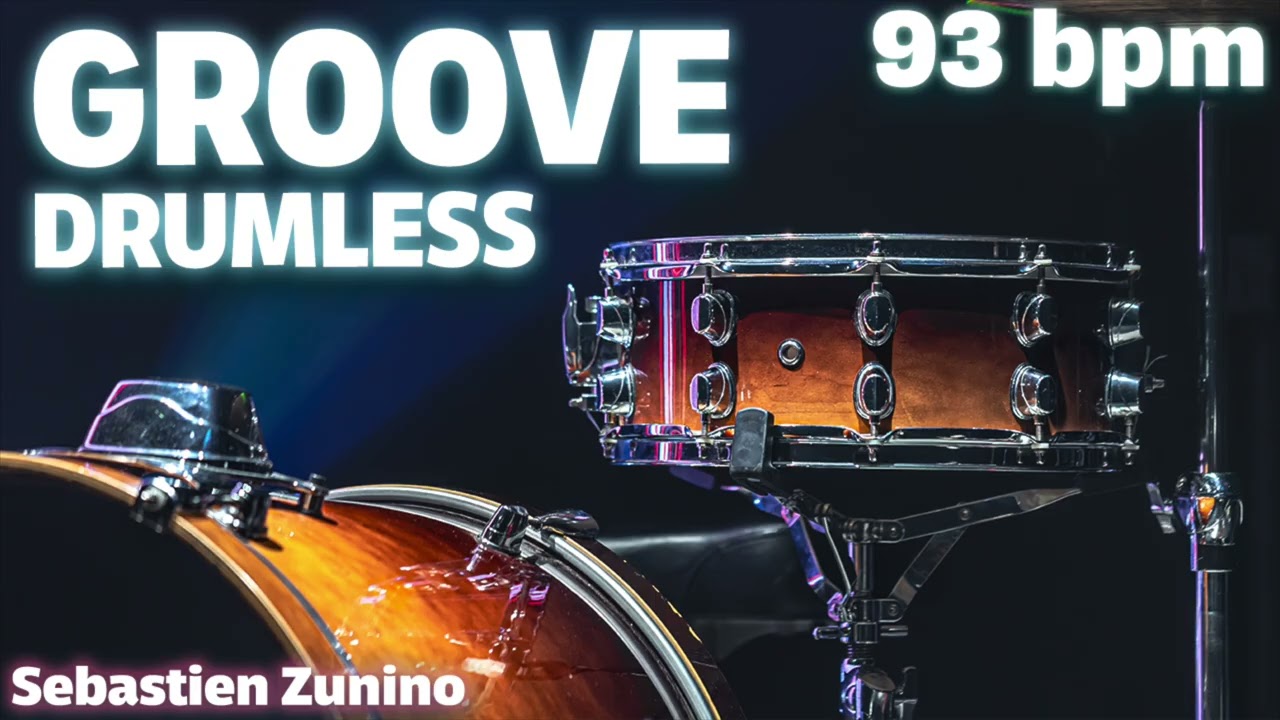 Quiet Groove Drumless Track 93 bpm | Groovy Drummer's Jam