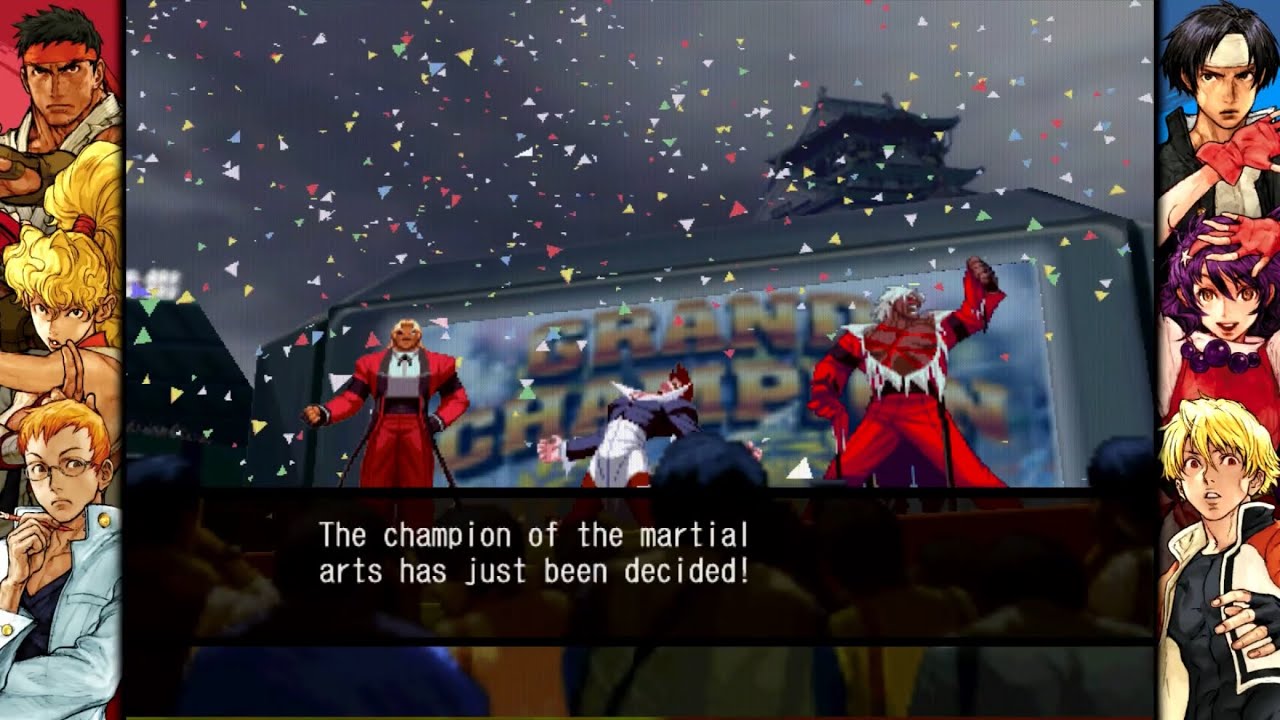 Capcom vs SNK 2: Orochi Iori, Rugal, and Ultimate Rugal arcade playthrough 