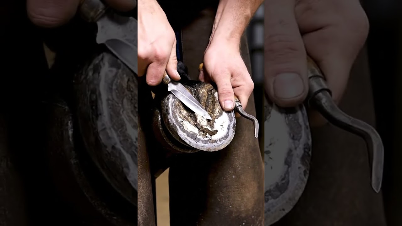 Oddly Satisfying Hoof Cutting & Mud Cleaning | ASMR Trimming