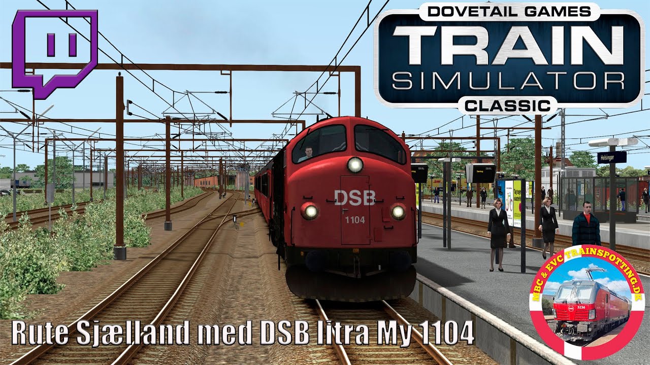 Train simulator Classic | Rute Sjælland med DSB litra My 1104