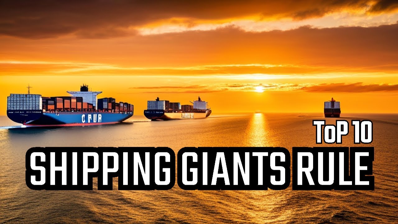 Kings of the Ocean the Top 10 Container Shipping Giants