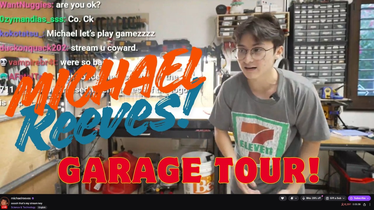 Ultra Rare Michael Reeves Stream Back on Twitch! Life UPDATES and Future Projects New Vid Tomorrow!