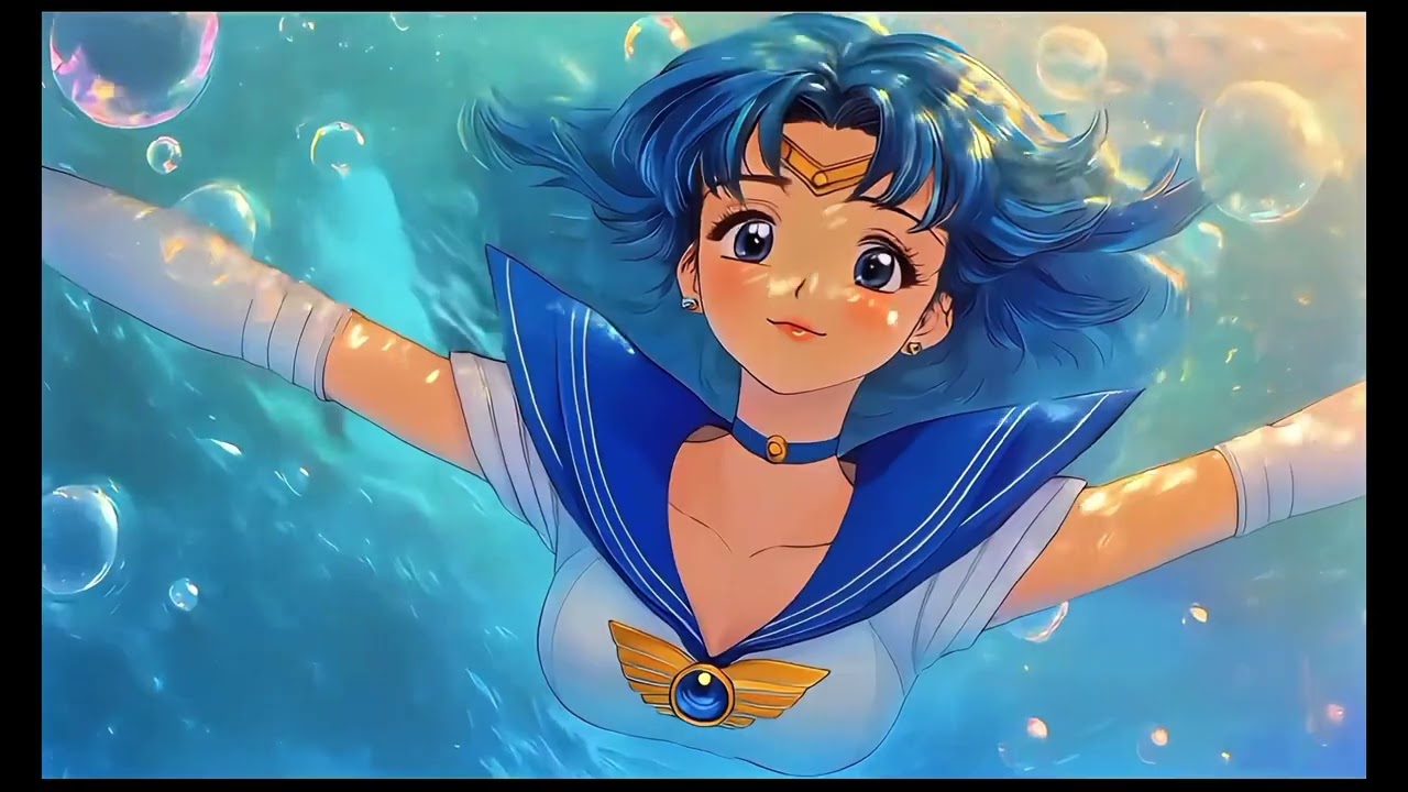 Sailor Mercury Moments 🌙 | Ami Mizuno Studying & Eternal Sailor Mercury Edit | Sailor Moon Eternal