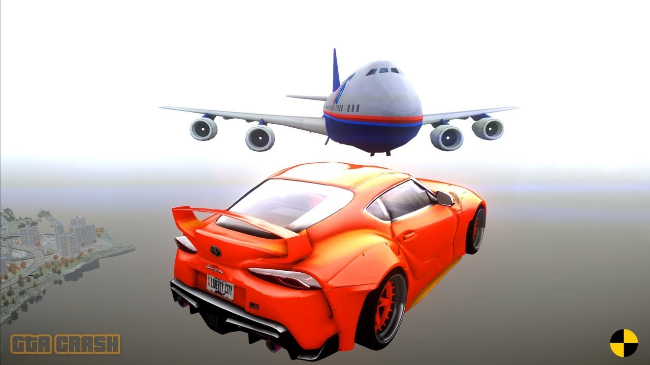 GTA 4 CRASH TESTING REAL CAR 753