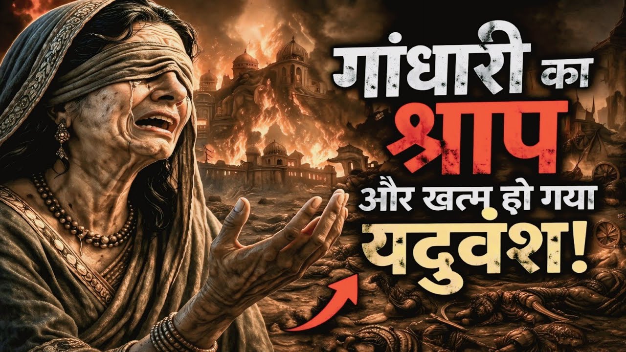 गांधारी का श्राप&hellip; 36 साल बाद कैसे मिट गया यदुवंश? | Mahabharat | Gandhari Curse 