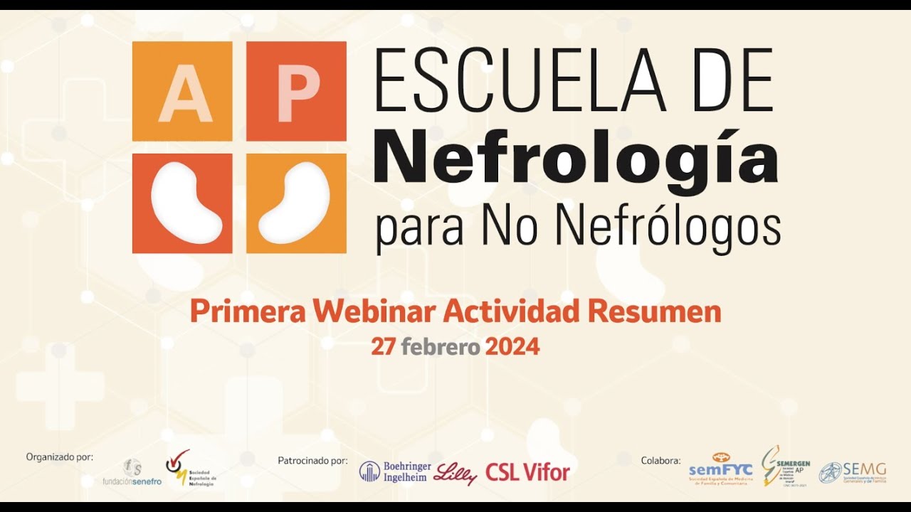 Webinar | Escuela Nefrología para no nefrólogos 27/02/2024