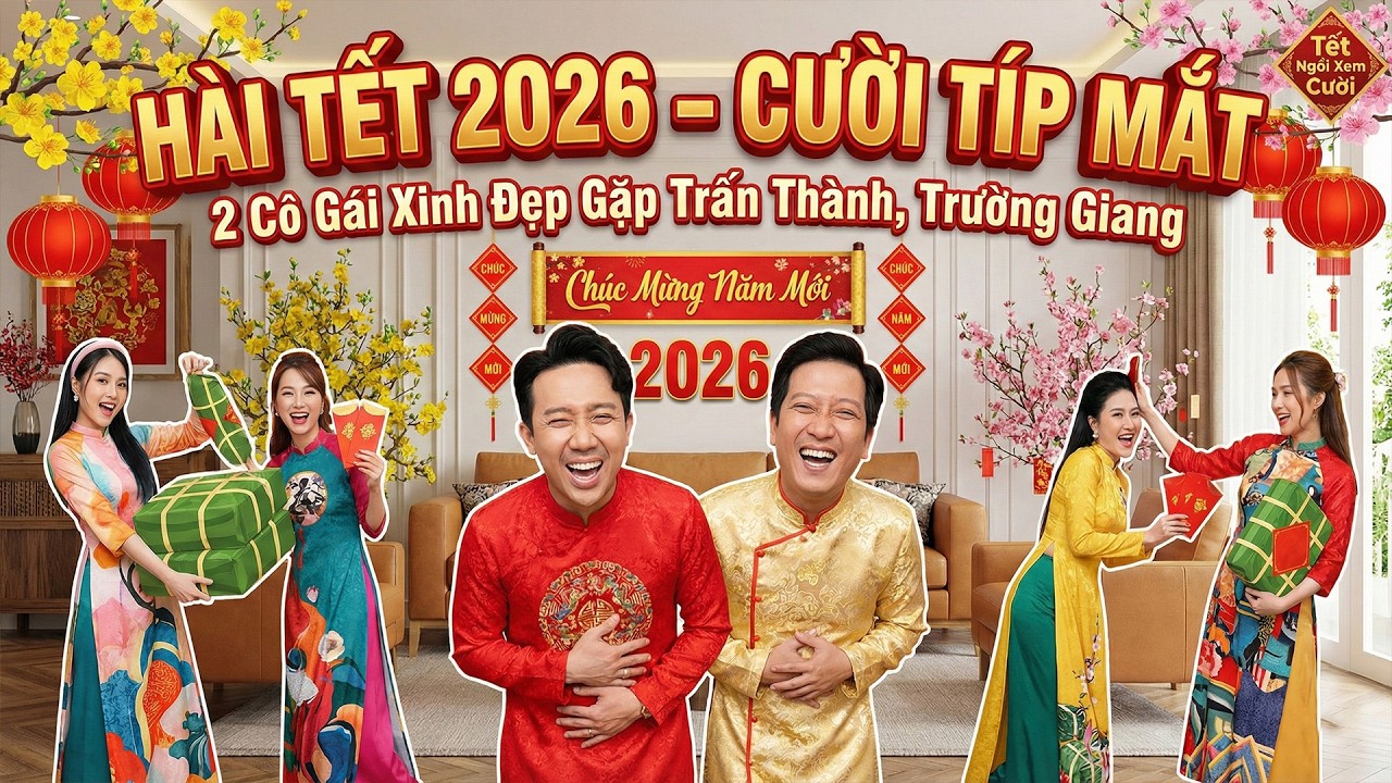 Cười Xuyên Tết 2026 - Cùng Trấn Thành, Trường Giang Và Màn Tấu Hài Cực Lầy Của 2 Cô Gái Xinh Đẹp
