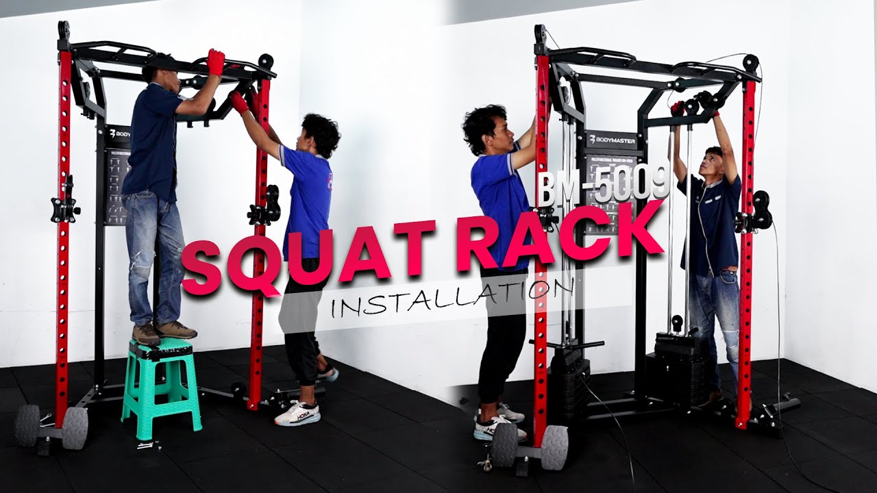 INSTALLATION SET UP BODYMASTER SQUAT RACK 5009