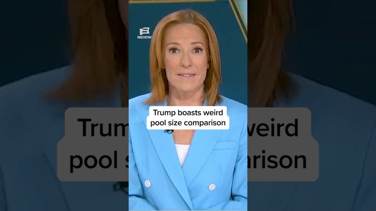 Trump boasts weird pool size comparison