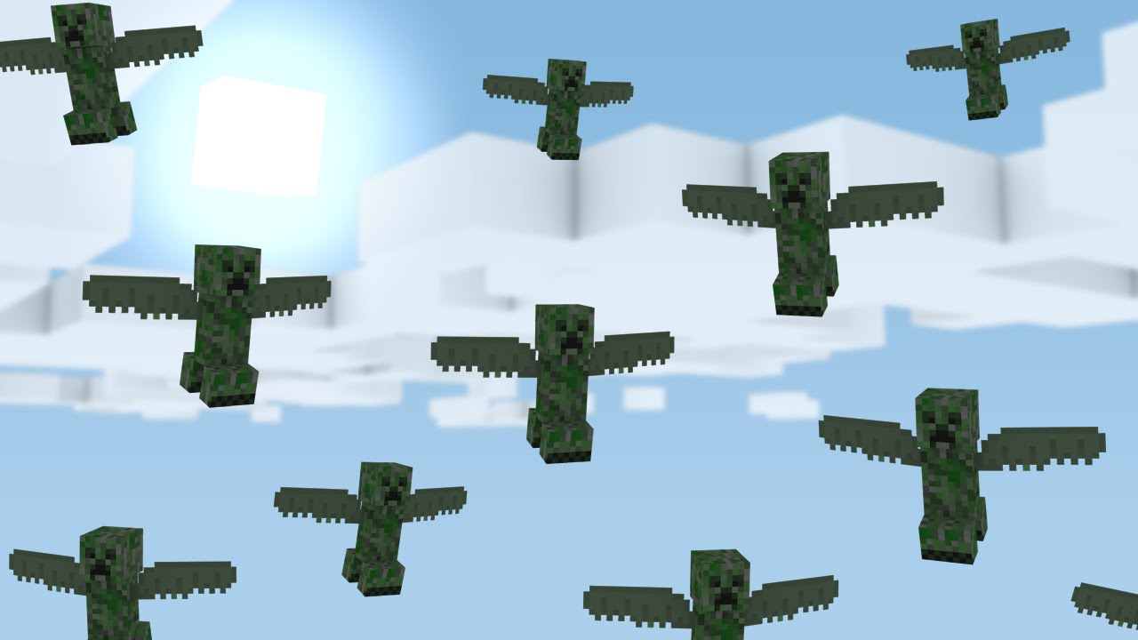 If Creepers Fly (Minecraft Machinima)