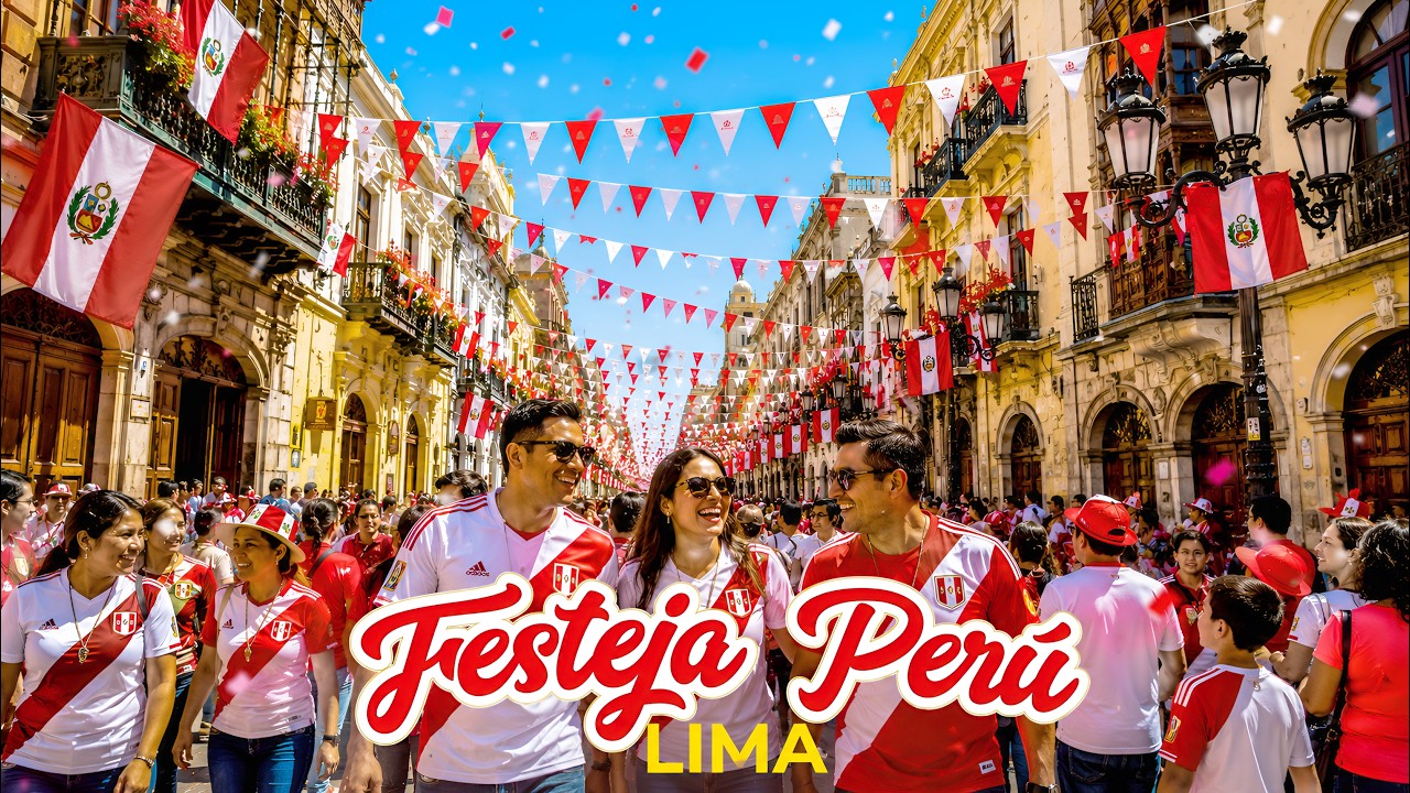 Lima Peru Independence Day 2026 🇵🇪 | Historic Center, Miraflores & Peruvian Traditions 4K Walk