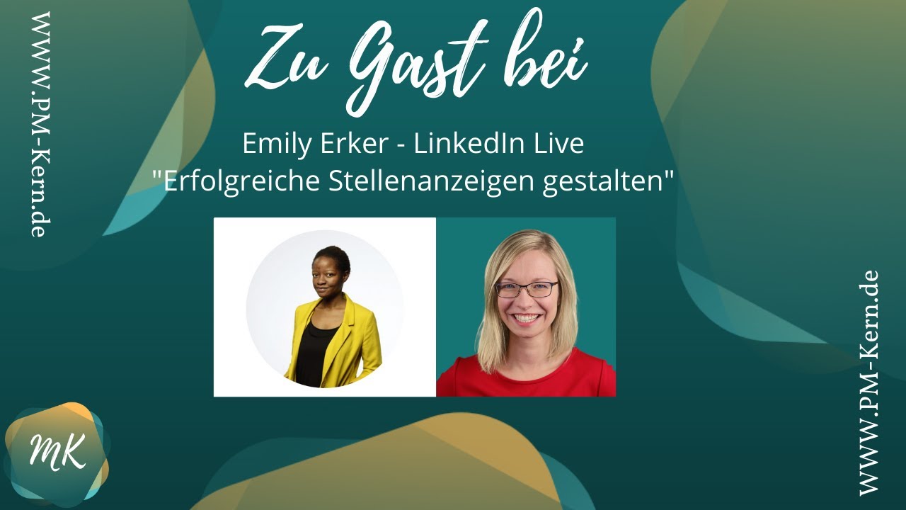zu Gast bei Emily Erker - Erfolgreiche Stellenanzeigen erstellen