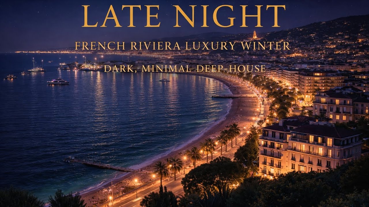 LATE NIGHT – French Riviera Luxury Winter | Minimal Deep-House · After-Dark Ambience