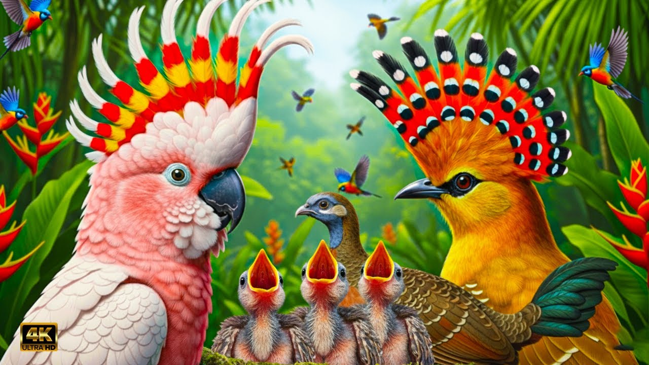 Amazon Ecology 4K: Baby Animals - Amazing World Of Young Animals | Scenic Relaxation Film