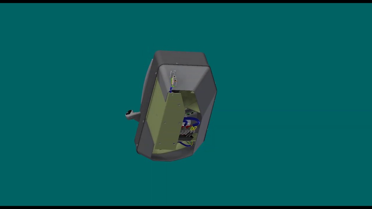 Full View: Custom Armrest with Single Ergonomic Joystick
