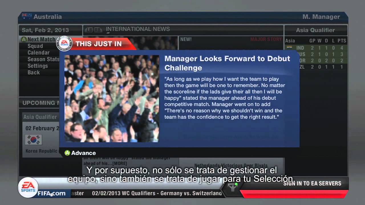 FIFA 13 - Modo Carrera | Selecciones [HD]