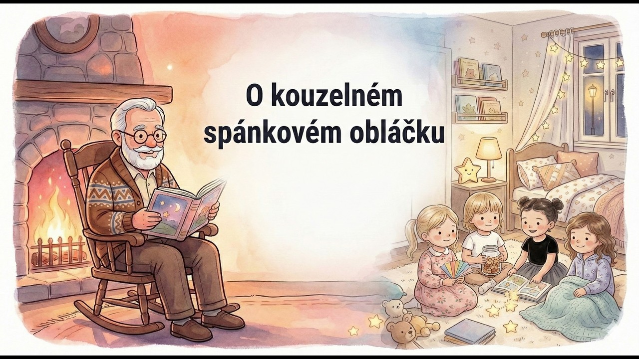 O kouzelném obláčku ☁️ Audio pohádka na dobrou noc | Klidné usínání