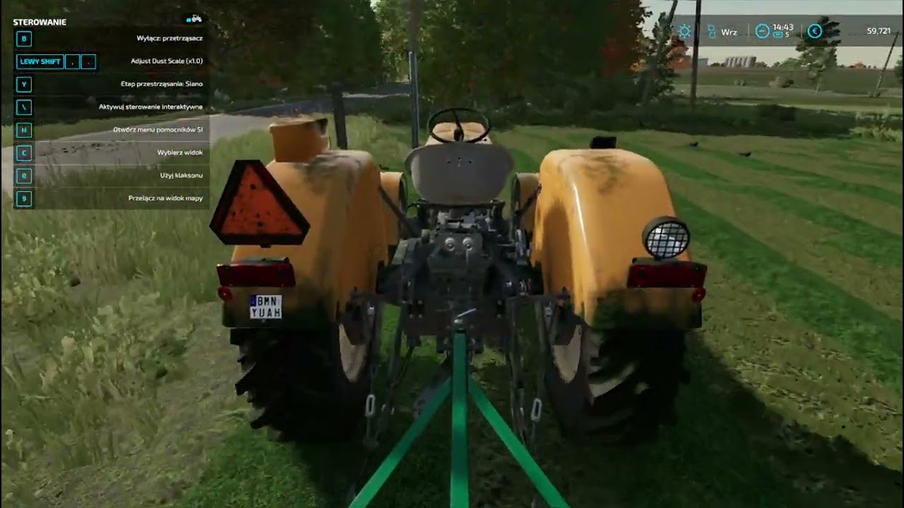 Przetrząsanie i zgrabianie odc6 fs22
