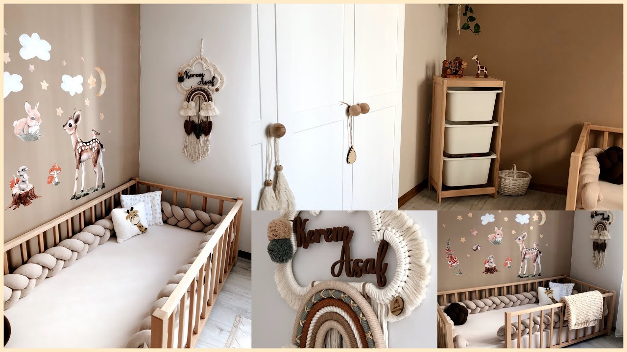 BEBEK ODASI TURU | NEYİ NERDEN ALDIK, MONTESSORİ YATAK, AHŞAP MOBİLYALAR, BEBEK ARABASI 🌟