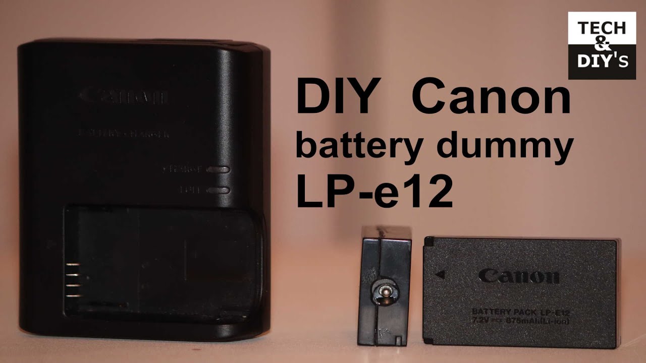 How to make a Dc coupler for your Canon camera.