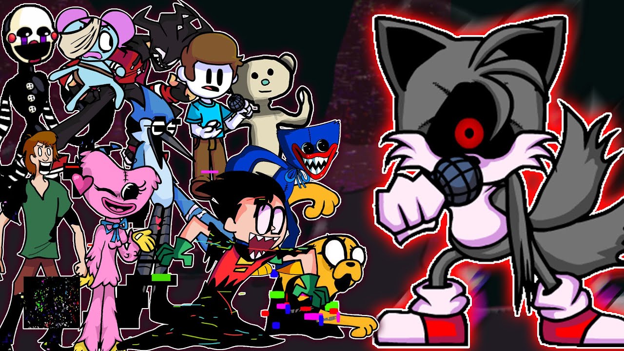 FNF Triple Trouble But Different Characters Sing It 🎵(Everyone Sings Triple Trouble)(NEW CHARACTERS)