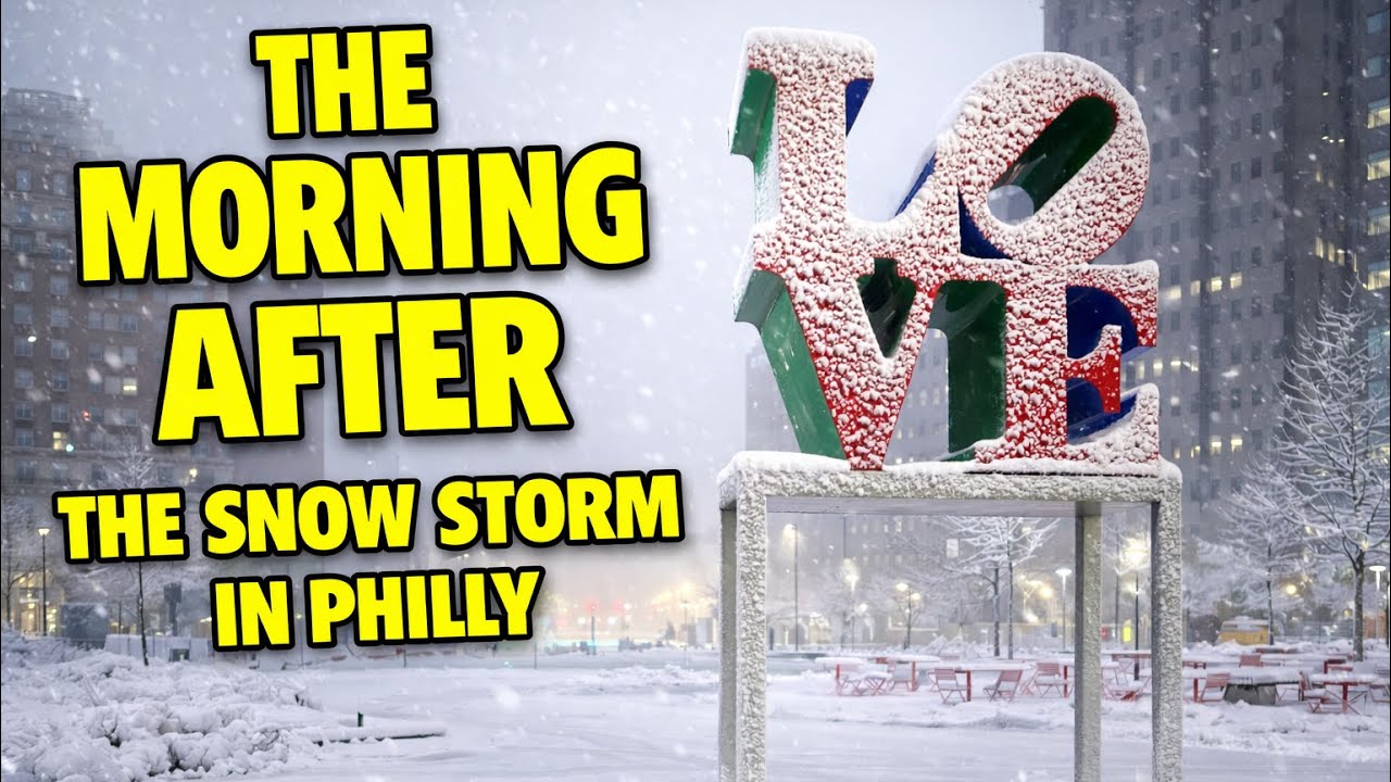 Live from Philly the day after the storm