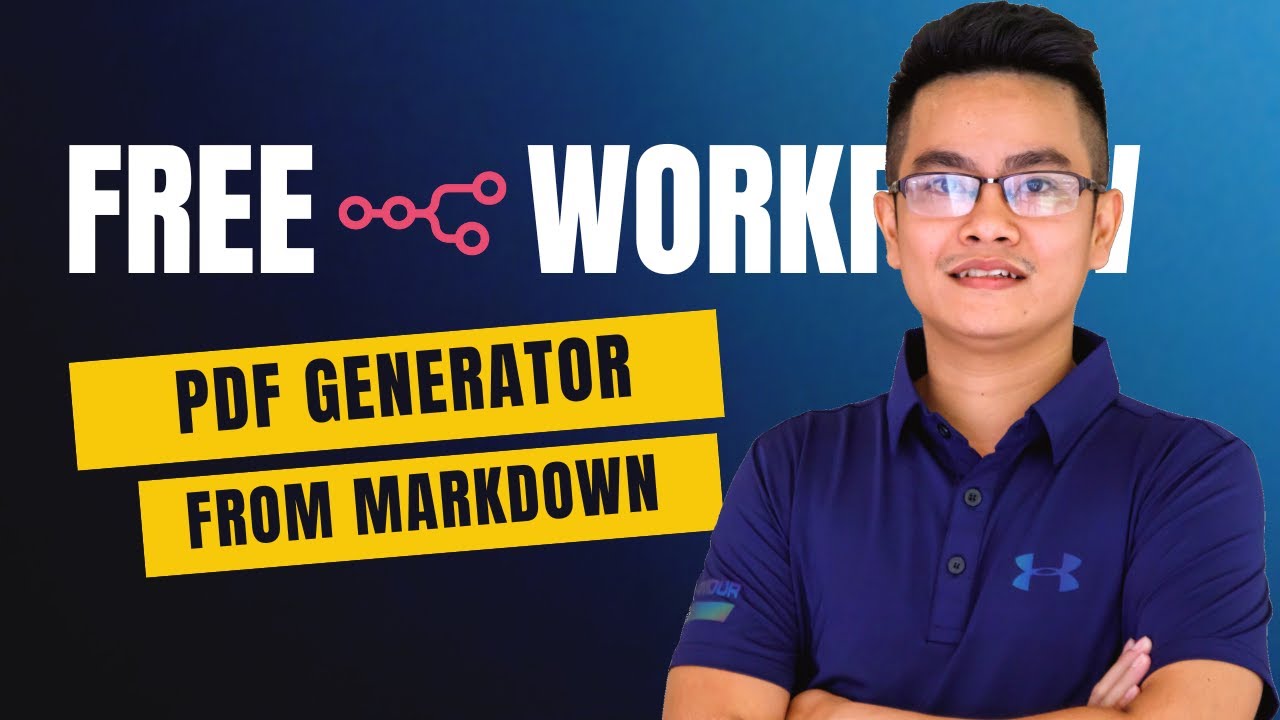 Free PDF Generator from markdown in n8n &ndash; No External Libraries or Paid Services | Automatewith.me