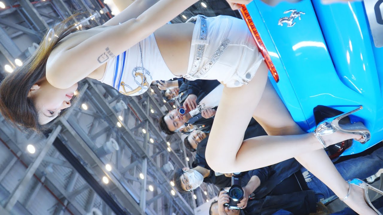 4K 2025蘇州GTSHOW改裝車展 車模 #任綿綿 Auto Salon #beautyleg #레이싱모델 Racing Model 47