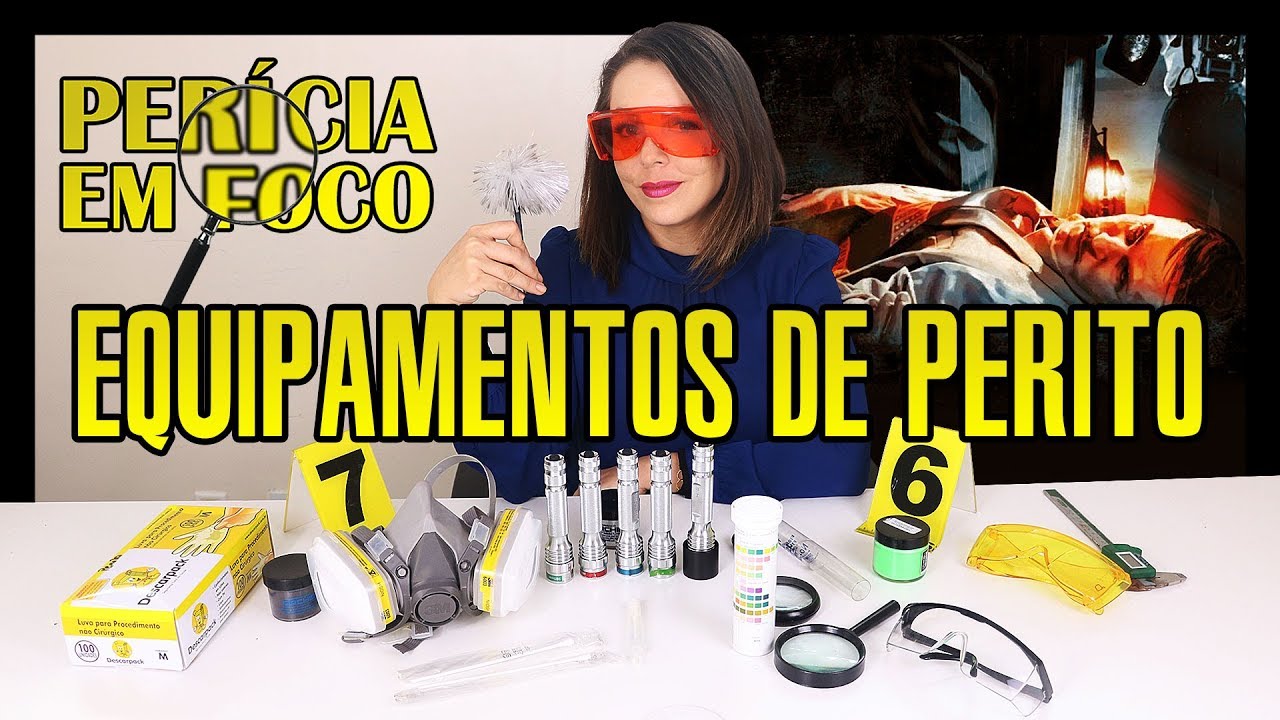 EQUIPAMENTOS QUE UM PERITO CRIMINAL USA