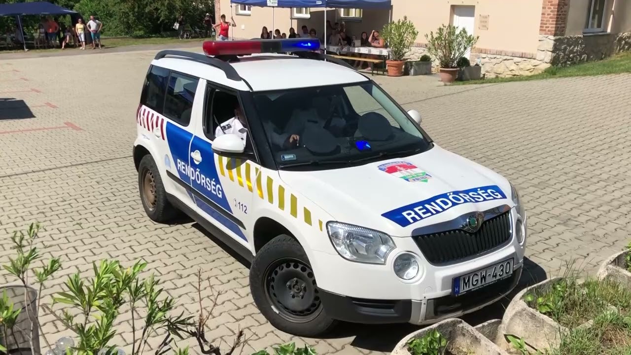 Nagykozári polgárőr bemutató