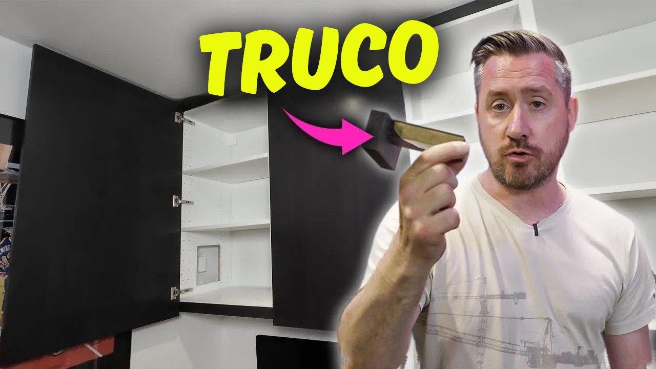 Coloco muebles de cocina IKEA sobre computadoras: puertas DIY de MDF y un truco que necesitas ver