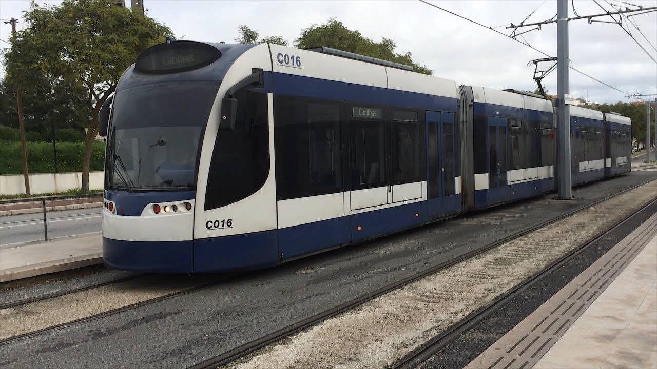 MTS - Metro Sul do Tejo - Linha/Line 3  Universidade - Cacilhas - Tram - Siemens Combino -  [1440p]