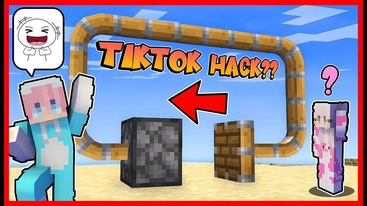 ATUN & MOMON ADU TIKTOK HACK PALING VIRAL DI MINECRAFT !! Feat @sapipurba