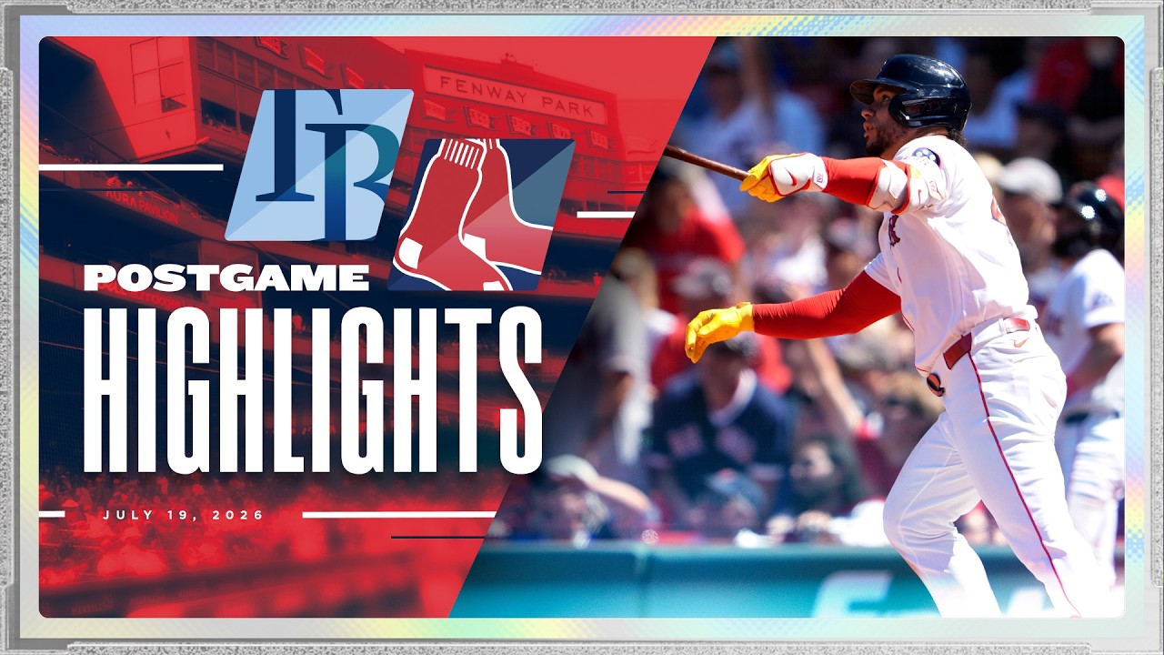 RED SOX HIGHLIGHTS: Red Sox vs. Rays - Willson Contreras Launches 22nd Home Run of the Season