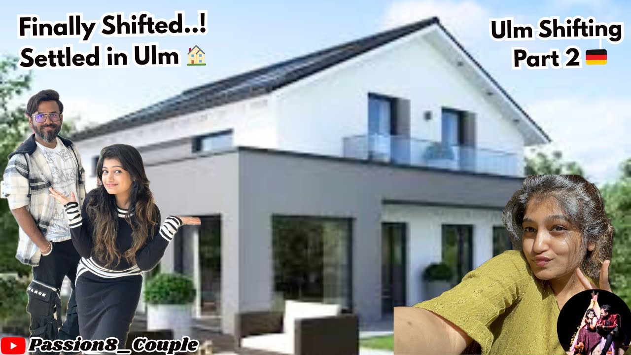Shifting Complete| New house 🏠 in Germany 🇩🇪 | Completely shifted to ULm|Dr. Arunkumar|Gagana Catty 