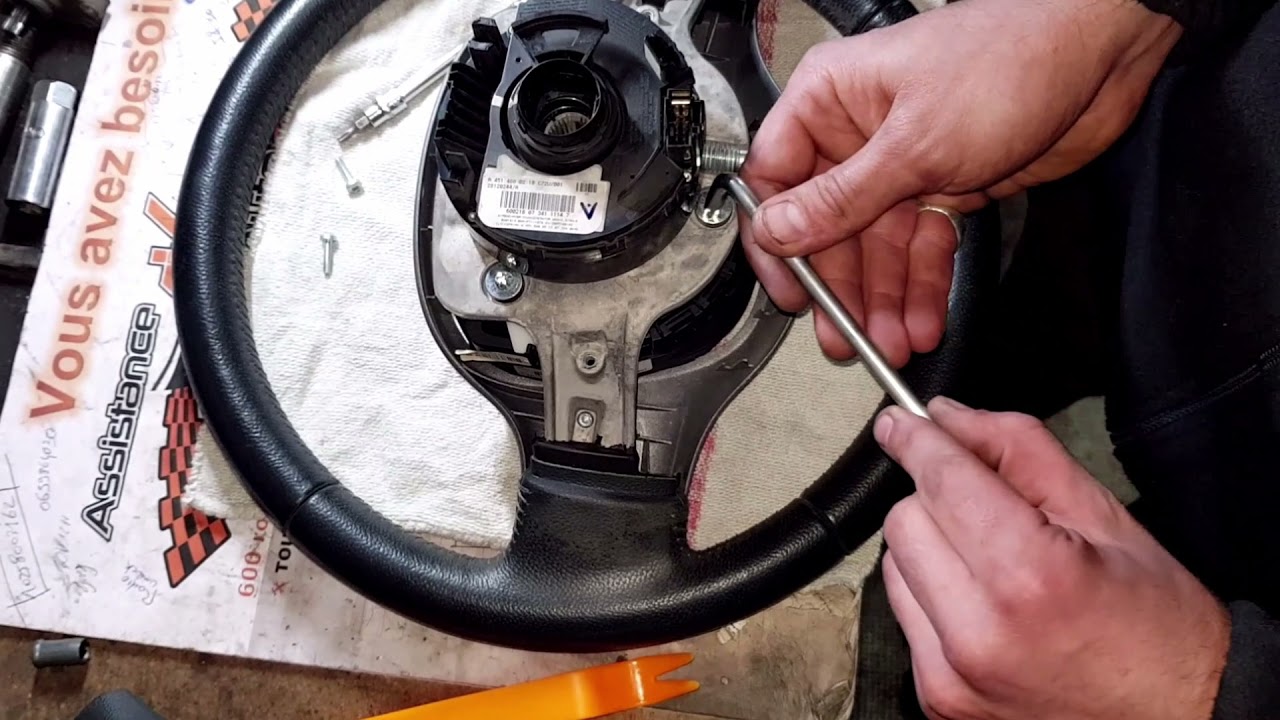 DEMONTAGE AIR BAG SMART FORTWO 451