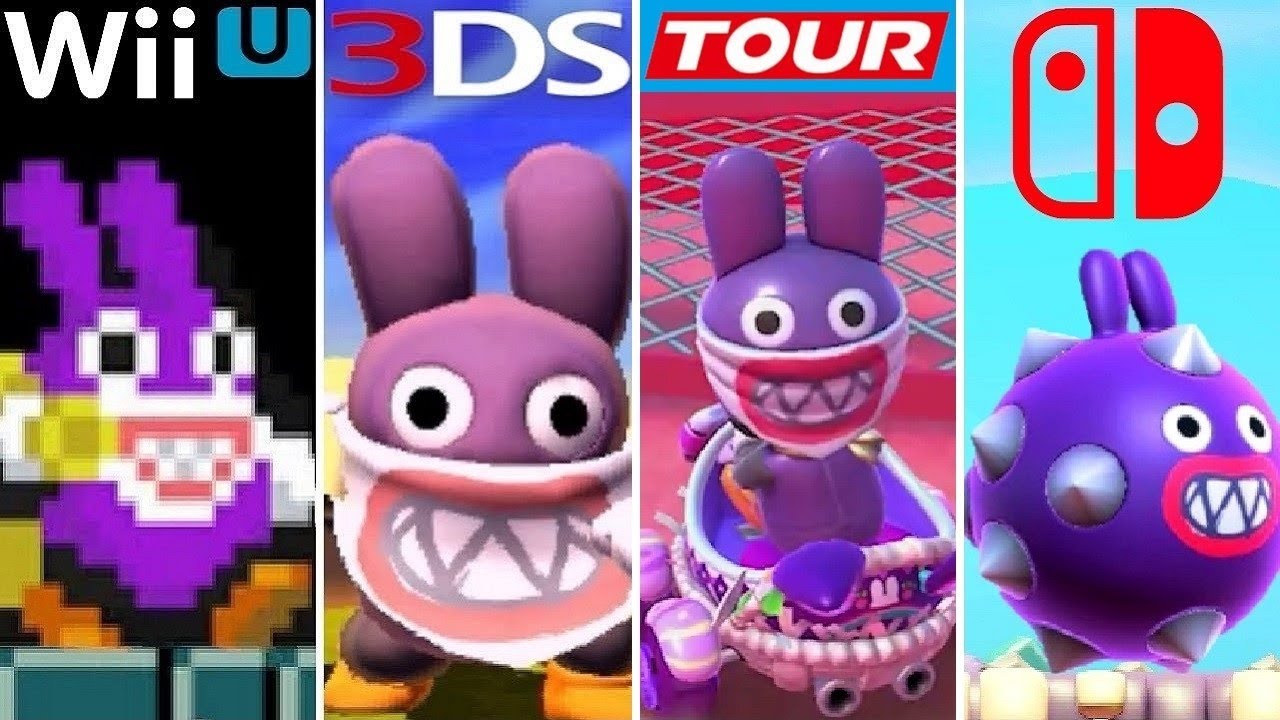 Evolution of Nabbit in Mario Games (2013-2023)