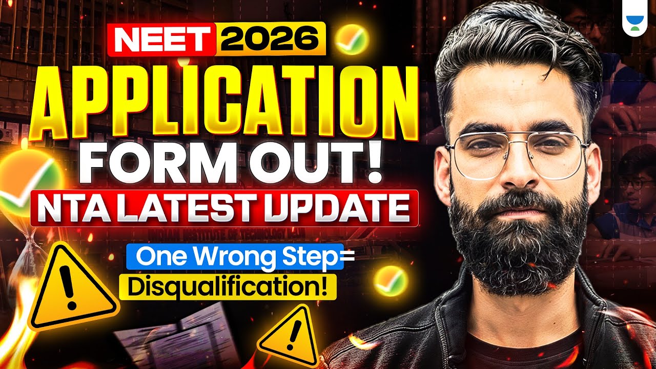 NEET 2026 Registration Form Out | NEET Application Form Fill Up 2026 | NTA Urgent Update| Wassim Sir