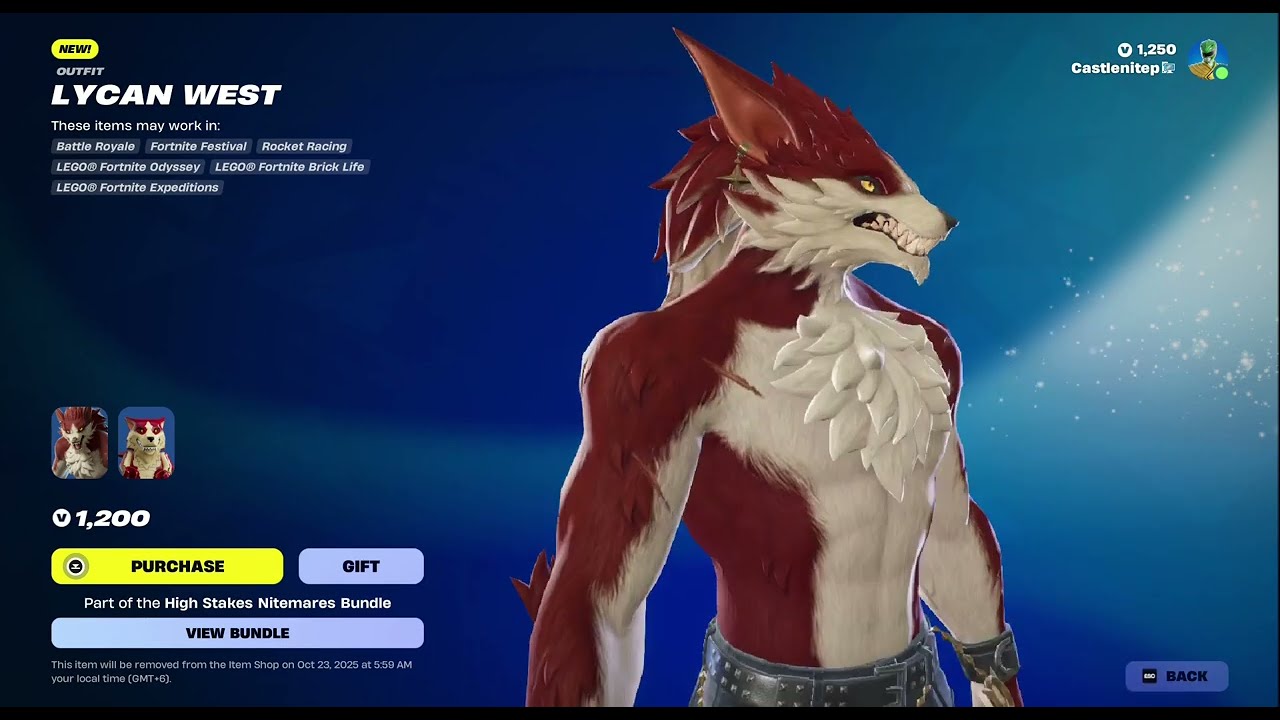 New Wolf IN todays fortnite item shop.
