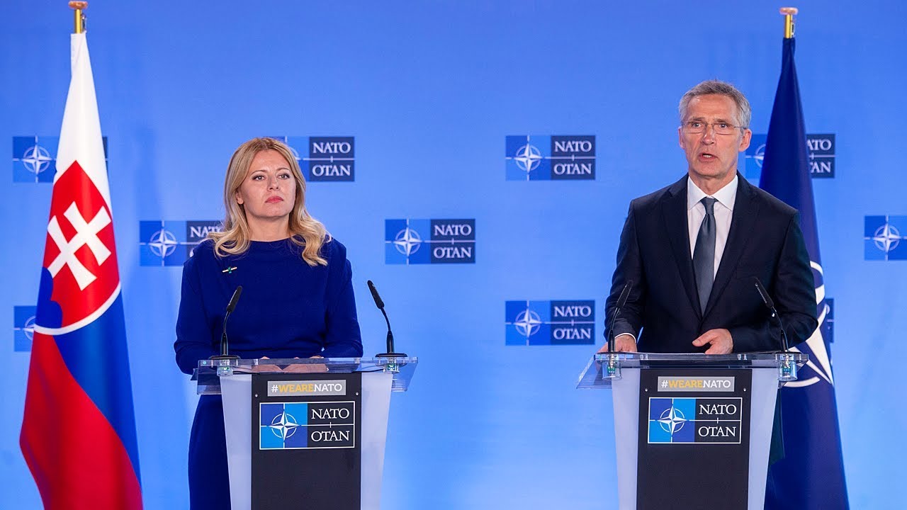 NATO Secretary General with the President of 🇸🇰Slovakia Zuzana Čaputová, 25 JUN 2019