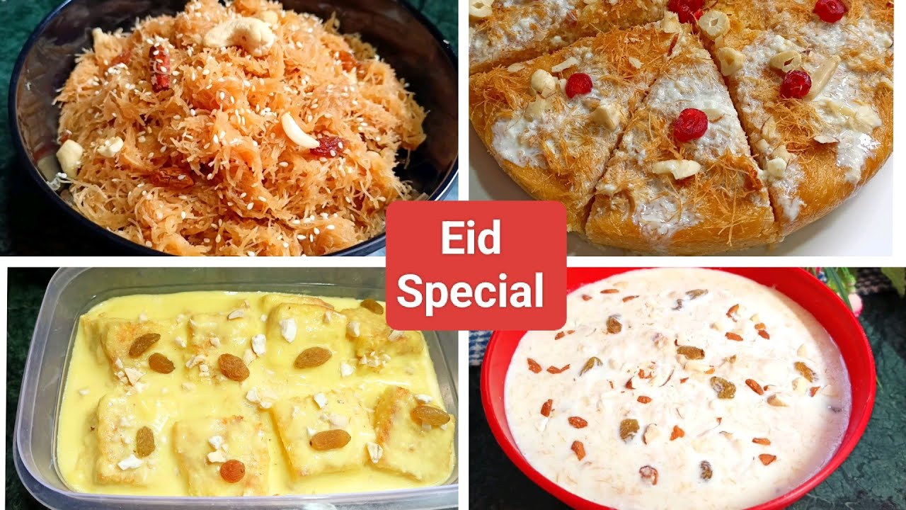 4 Lajawaab Eid Special Sewai Recipes | Kimami Doodh Wali Shahi Tukda aur Unique Sewai Cake