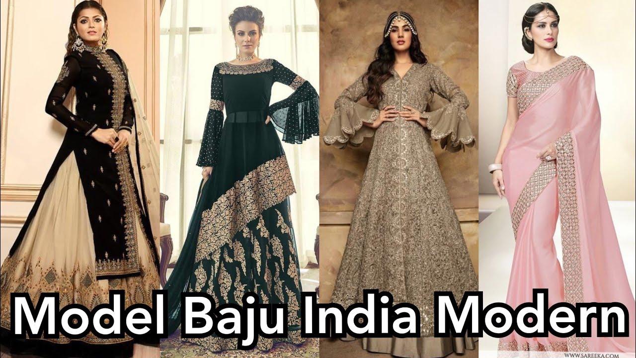 Koleksi Gaun Pesta India Modern ( Model Gamis India)