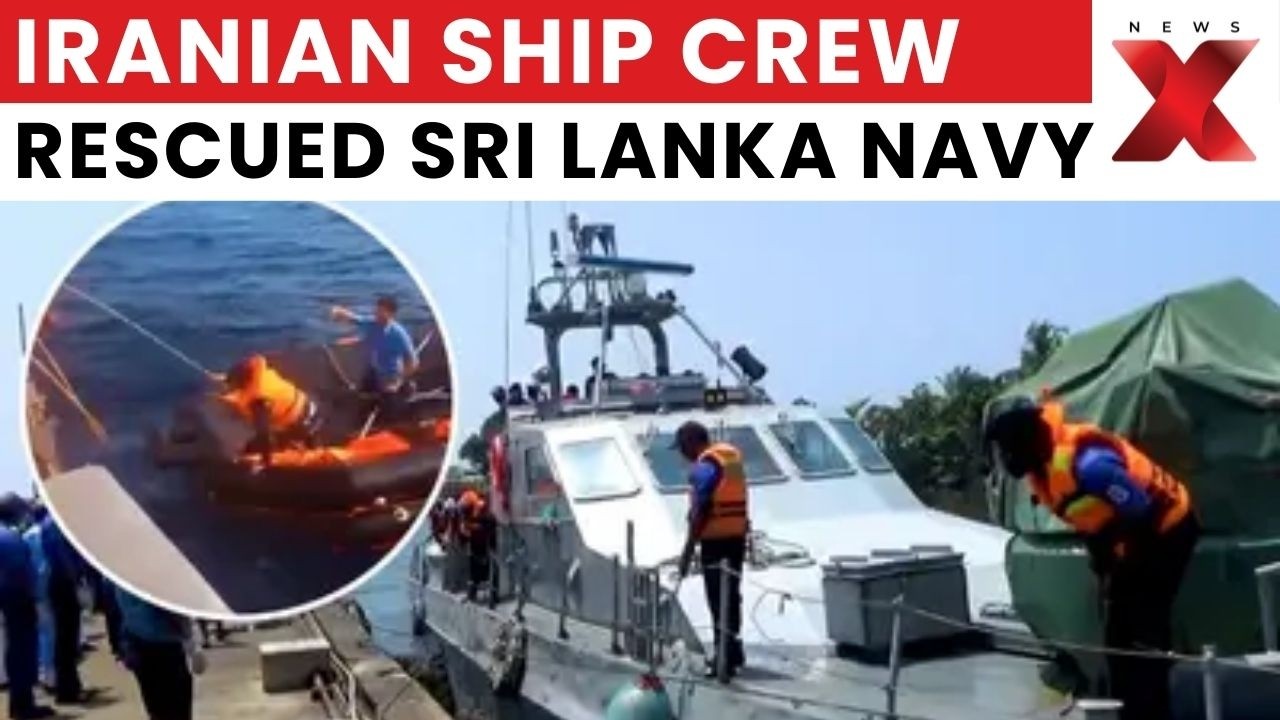 Watch! Sri Lanka Navy Rescues Crew Of Second Iranian Ship In Colombo | NewsX