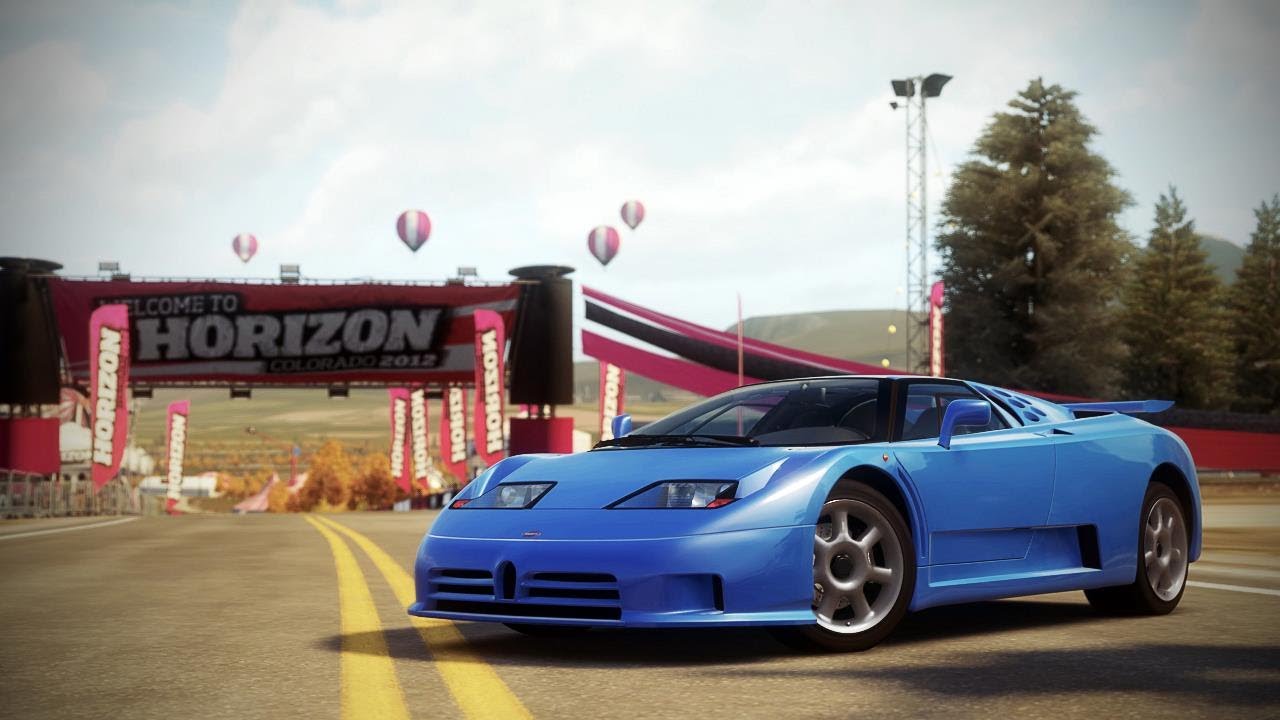 Forza Horizon Bugatti EB110 SS top speed build